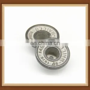Wholesale Shiny Silver Mushroom Round Metal Jeans Buttons for Jeans thumbnail-4