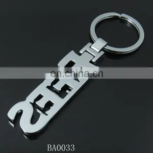 Custom Metal English Letters Key Ring Zinc Alloy Keychains thumbnail-3