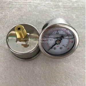 Industrial Small Dial 40mm Back Connection Pressure Gauge thumbnail-3