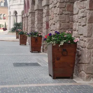 Nontoxic Outdoor Flower Boxes Red Large Custom thumbnail-1