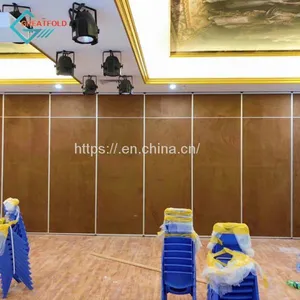 Chile Hotel Movable Partition Wall Acoustic Wooden Hanging Folding Partition Wall With Variety Color thumbnail-1