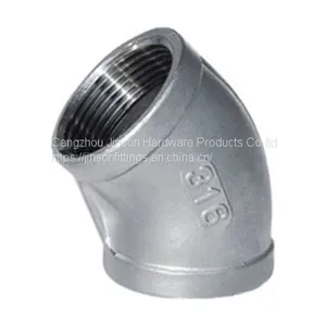 45° ELBOW Stainless Steel Thread Elbow 45° Elbow 45° for Sale thumbnail-1
