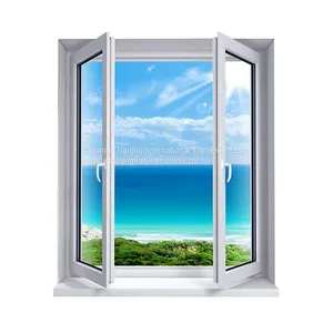 White Color 60B Casement Plastic Profiles Series thumbnail-2