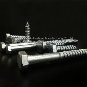 DIN571 M6 M12 Hex Head Wood Screw Fastener thumbnail-4