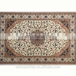PRINTED SHORT PLUSH MAT - PERSIAN/PRAYER PATTERN DESIGN thumbnail-1