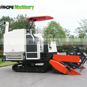 Wubota 4LZ-4.5 Good After-sale Service Cheap Price Rice Harvesters Harvesting Machine Kubota Harvester for India thumbnail-5