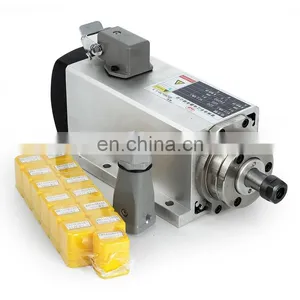 China Manufacturer Air Cooling Spindle Motor for Cnc Milling With Square Type thumbnail-3