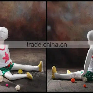 Fashion Sitting Model Cheap Mannequin Kids Full Body Dummy TOM5 thumbnail-3