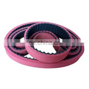 Red Rubber Coating Timing Belt for Packing Machine thumbnail-1