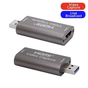 4K Video Capture Card USB 3.0 USB2.0 HDMI-compatible Grabber Recorder for PS4 Game DVD Camcorder Camera Recording Live Streaming thumbnail-1