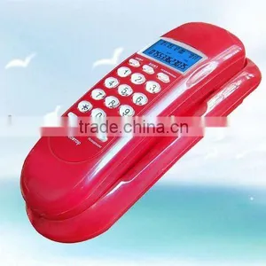 Slim Red Caller id Phones thumbnail-1