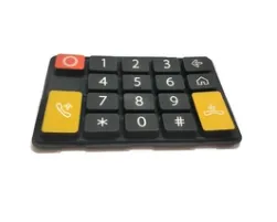 Custom Silicone Rubber Electronic Door Keypad For Entrance Guard thumbnail-1
