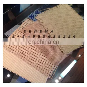 Vietnam Manufacturer Semi Bleached Square Rattan Cane Mesh Webbing for Making Furniture (Serena WS +84989638256) thumbnail-3