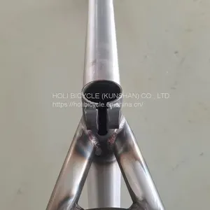 Cromoly Bike Frame BMX Bicycle Frame CR-MO 4130 Steel Bike Frame OEM Bmx Frame thumbnail-3