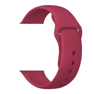 Wholesale Price Sport Watch Belt Watch Band Silicone Watches Strap for Apple for IWatch 6 SE 38MM 40MM 42MM 44MM Series 5 thumbnail-5