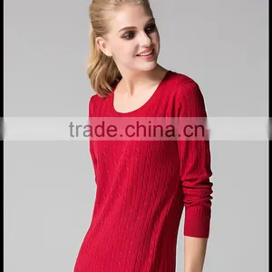 Special Design Chashmere Sweater Round Collar Sweater With Buttons on Back for Girls thumbnail-6
