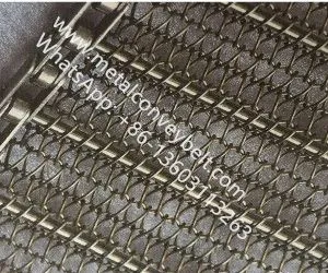 Metal Stainless Steel Chain Link Balance Spiral Wire Food Conveyor Mesh Belt for Cooling Furnace Oven Heat Tunnel Dryer Bakery thumbnail-3