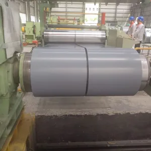 Charcoal Grey Colour Coated Steel Rolls High Strength and Weather Resistance Building Materials thumbnail-5