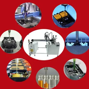 Automated 2 Part Epoxy Dispenser Equipment Glue Dispenser and Industrial Tunnel Oven Machine thumbnail-1