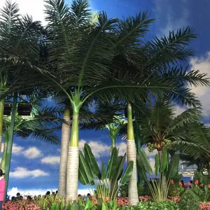 Custom Botanically Accurate Date Palm - Museum-Grade Artificial Tree for Themed Parks, Film Sets & Architectural Projects thumbnail-3
