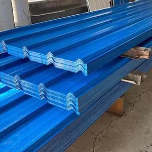 Color Coated Prepainted Steel 0.13-0.9mm Gi Plate Galvanized Galvalume Metal Corrugated Steel PPGI PPGL Roofing Sheet thumbnail-2