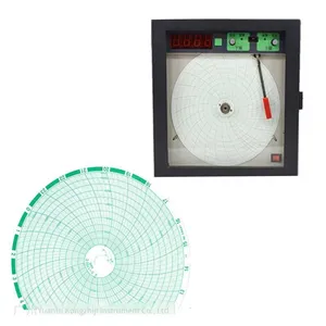 Shanghai Dahua Medium Circular Chart Recorder Xwfj - 301, Medium Circular Chart Recording Paper, Linear 5728 - 1, 0 - 1200 thumbnail-4