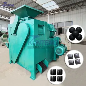 Customization Coconut Shell Wood Charcoal Ball Briquette Machine EPC thumbnail-3