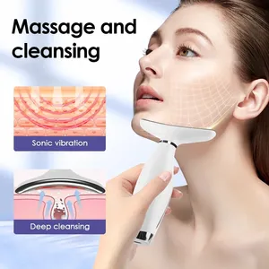 7-color LED Facial and Neck Massager, Suitable for Anti-aging Home Care. thumbnail-5