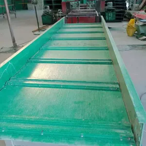 UV Resistant FRP Ladder Type Cable Tray Lightweight Fiberglass Cable Support for Offshore Marine Project thumbnail-1
