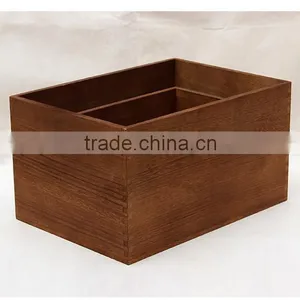 Searun Antique Unfinished Wood Box thumbnail-1