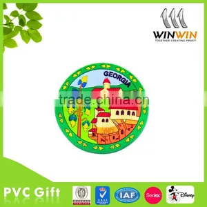 Georgia Round Shaped PVC Fridge Magnet thumbnail-1