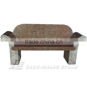 China Maple Red Granite Memorial Bench thumbnail-1