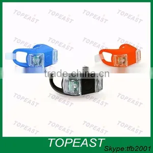 Wholesale 2015 Led Safety Rear Light Silicone Bike Light Trade Assurance Supplier thumbnail-1