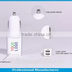 5V 2.1A.1A Dual Port Car Usb Charger thumbnail-5