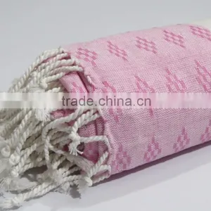 Organic Cotton Fouta Bath and Beach Towel Tunisian Sauna Towels Wholesale thumbnail-1