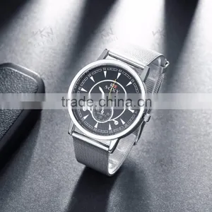 Latest Silver Man Watch, Cheap Stainless Steel Case Back Watch Quality Choice Most Popular thumbnail-2