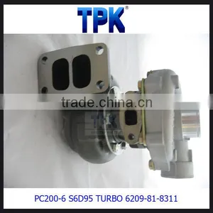PC200-6 PC210-6 PC230-6 PC220-6 PC200LC-6 Engine Parts S6D95-6 TURBOCHARGER 6209-81-8311 thumbnail-3