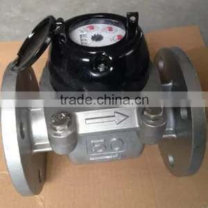 304 Stainless Steel Water Flow Meter Dry Dial Turbin WM LXLGC-100E/C thumbnail-3