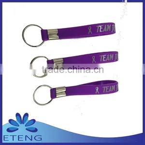 Wholesale Cheap Silicone Keychains With Custom Made Logo thumbnail-1