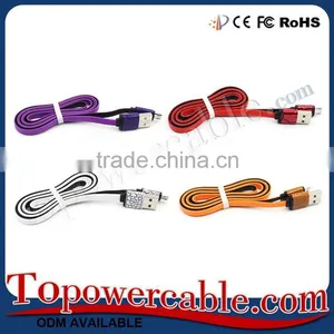 Premium Colorful Painting Desing 2.1A Micro USB To USB Charging Data Cable thumbnail-1