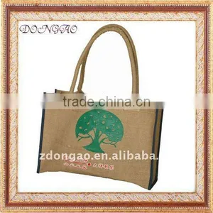 Printed Jute Promotion Bag thumbnail-1