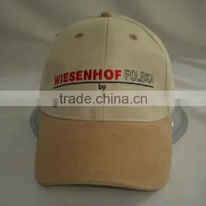 Wholesale Custom Suede Baseball Cap Hat thumbnail-2