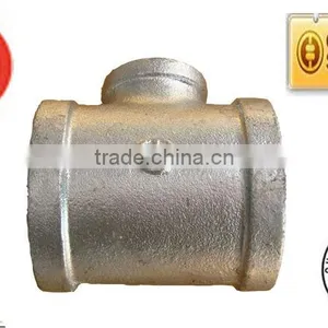Malleable Iron Pipe Fittings 130R Reducing Tee thumbnail-2