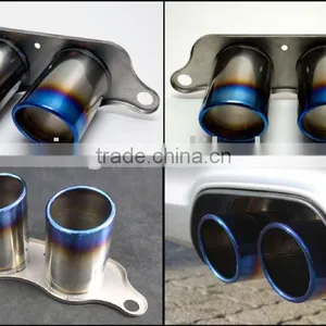 Car Titanium Exhaust Tips / Pipes for Porsche thumbnail-1