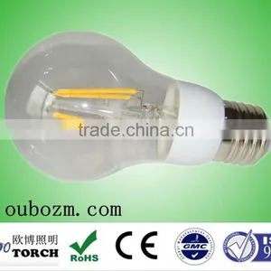 Hot Led 600lm A60 E26/27 Filament Bulb Led Light 6w thumbnail-1