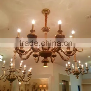 2014 New Brass Pendant Lamp Simple for Lobby thumbnail-1