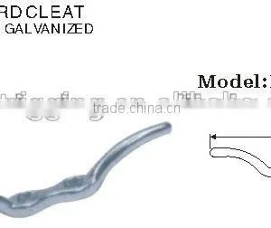Steel Zinc Plated 67*12mm Flag Halyard Cleat in China Rigging Karabiner Manufacturer thumbnail-4