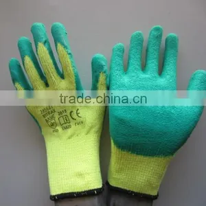 Half Latex Coated Yellow Cotton Glove thumbnail-3