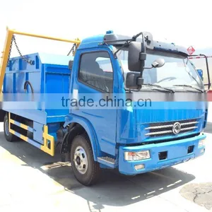 5 m3 Skip Loader Garbage Truck, 5 Ton Hydraulic Swinging Garbage Truck, Hydraulic Lifter Container Garbage Truck thumbnail-1