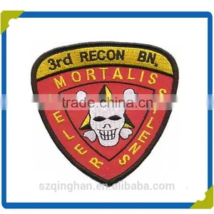 Fabric Patch Manufacturer Hang Embroidery Badge for Garment/cap thumbnail-3
